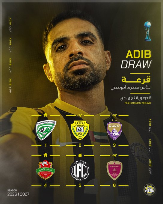 قرعة كأس مصرف أبوظبي الإسلامي 2026-2027